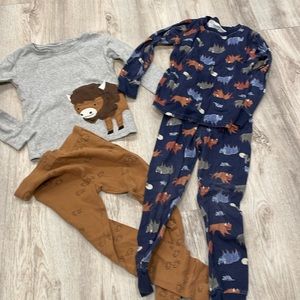 Carters Buffalo pajamas